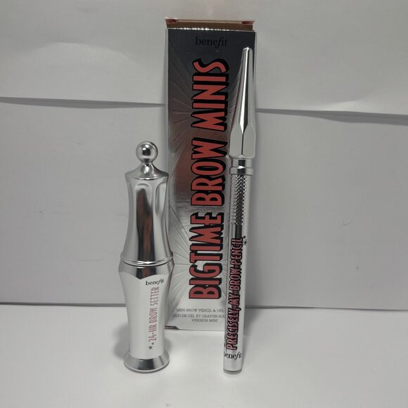 Benefit Bigtime Brow Minis (Pencil & Gel Duo) Brand New in Box - Picture 1 of 4